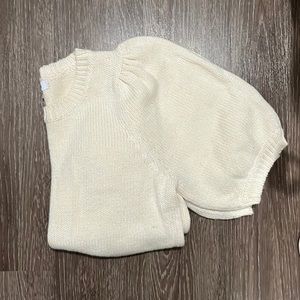 525 SHORT PUFF SLEEVE SWEATER